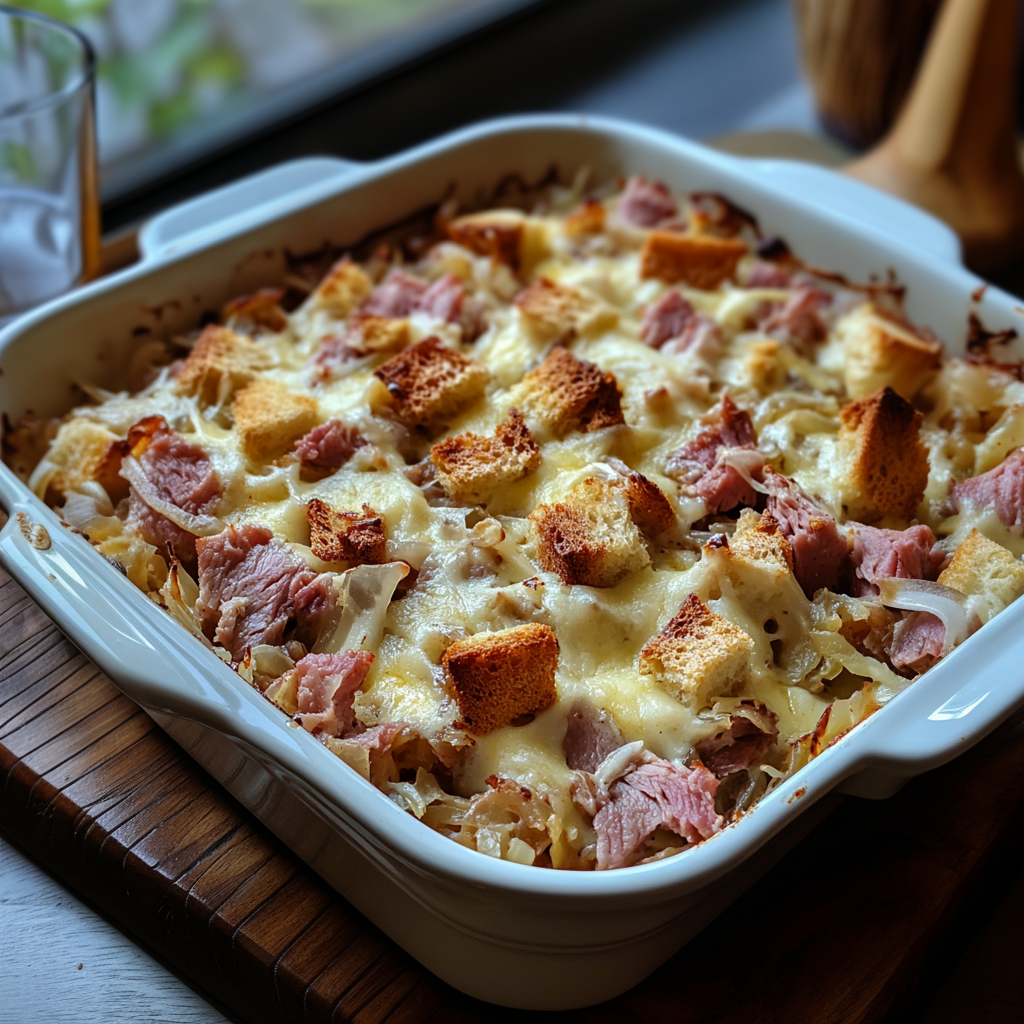 Recipe for Reuben Casserole