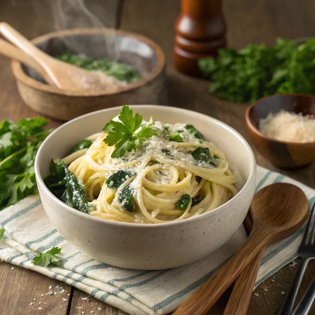 Spinach Pasta Serving Inspiration