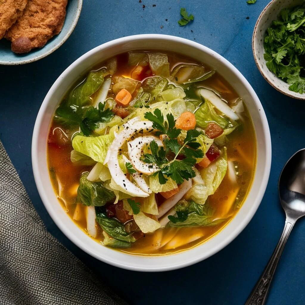 A bowl of rivers edge cabbage soup